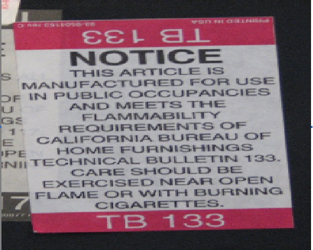 California TB133-compliant fabrics